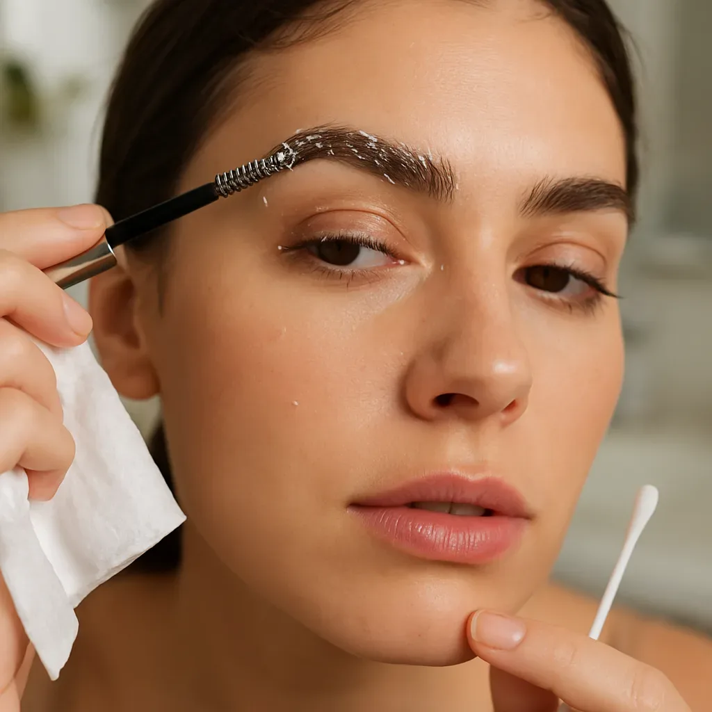 Clear Brow Gel Clumps