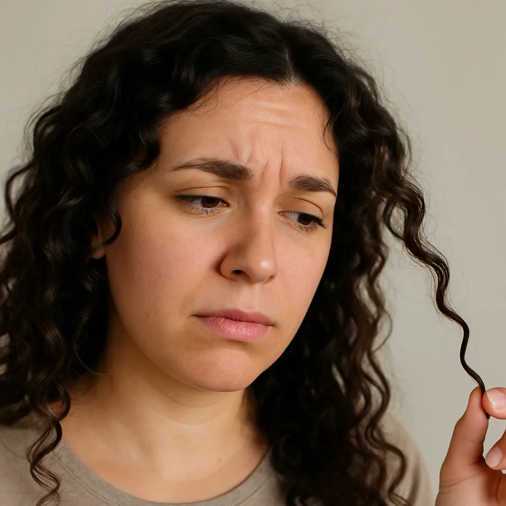 Curls Stretch Out After Refreshing