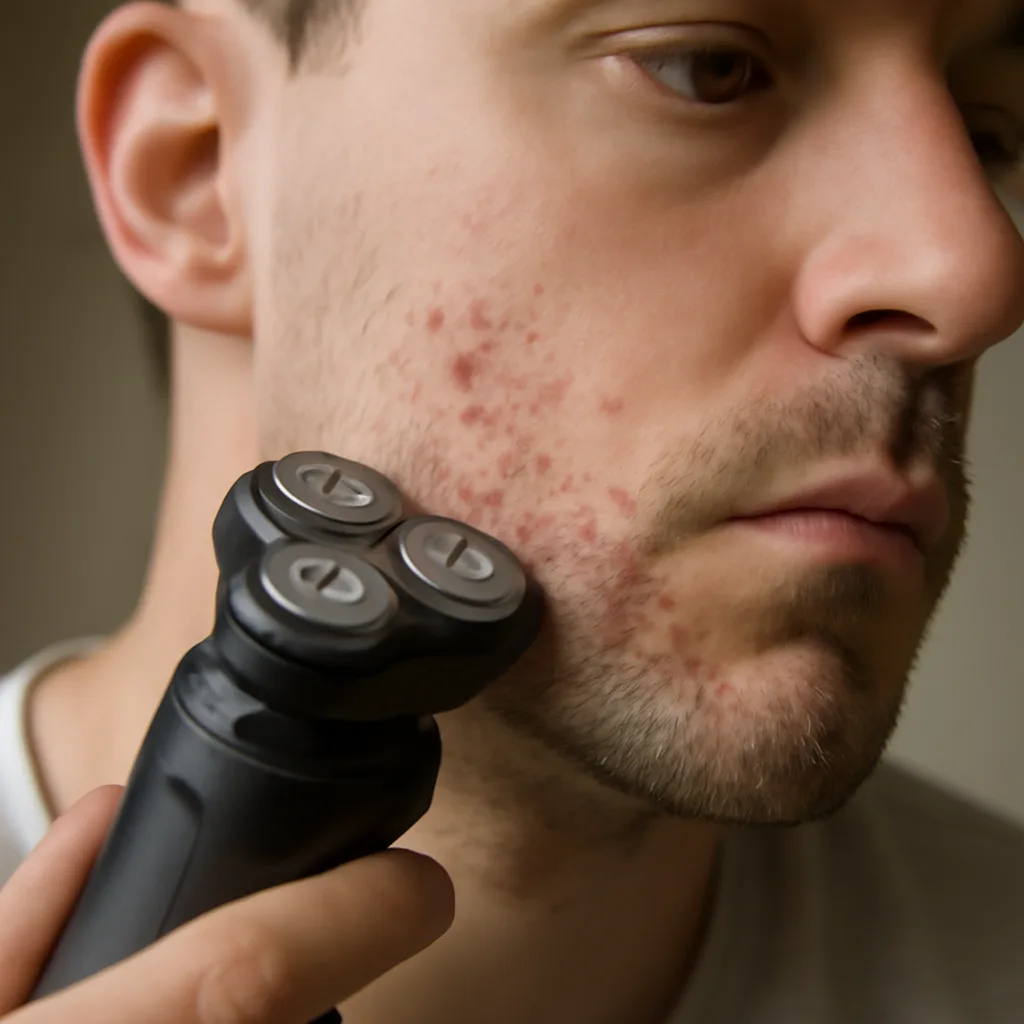 Electric Shaver Leaves Red Bumps