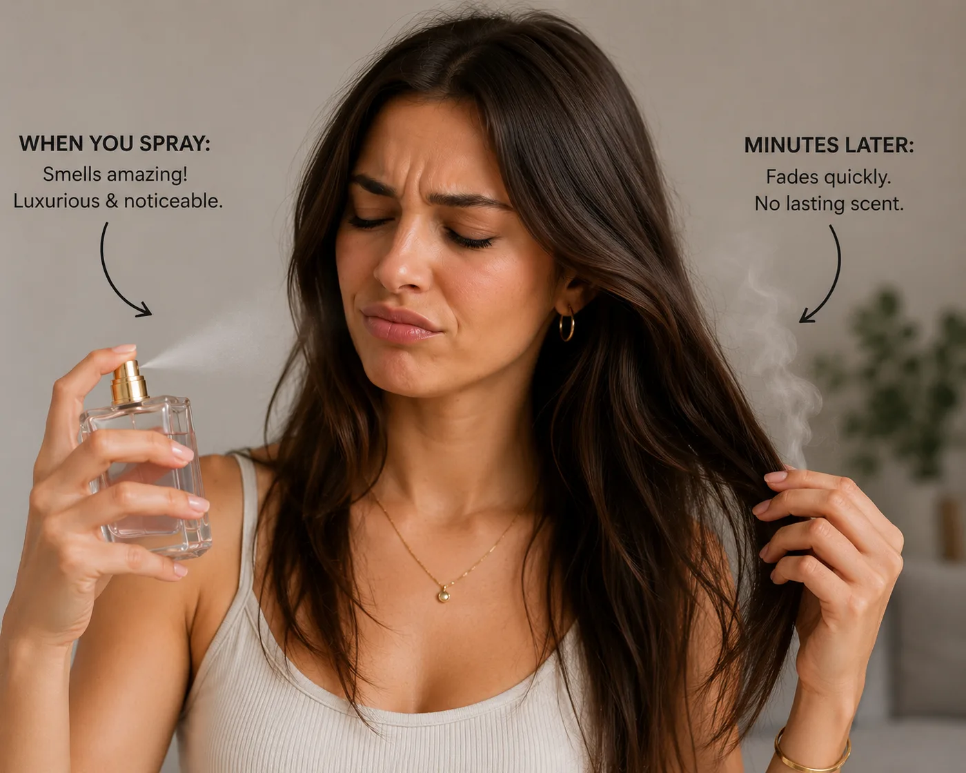 Fragrance Fades on Clothes