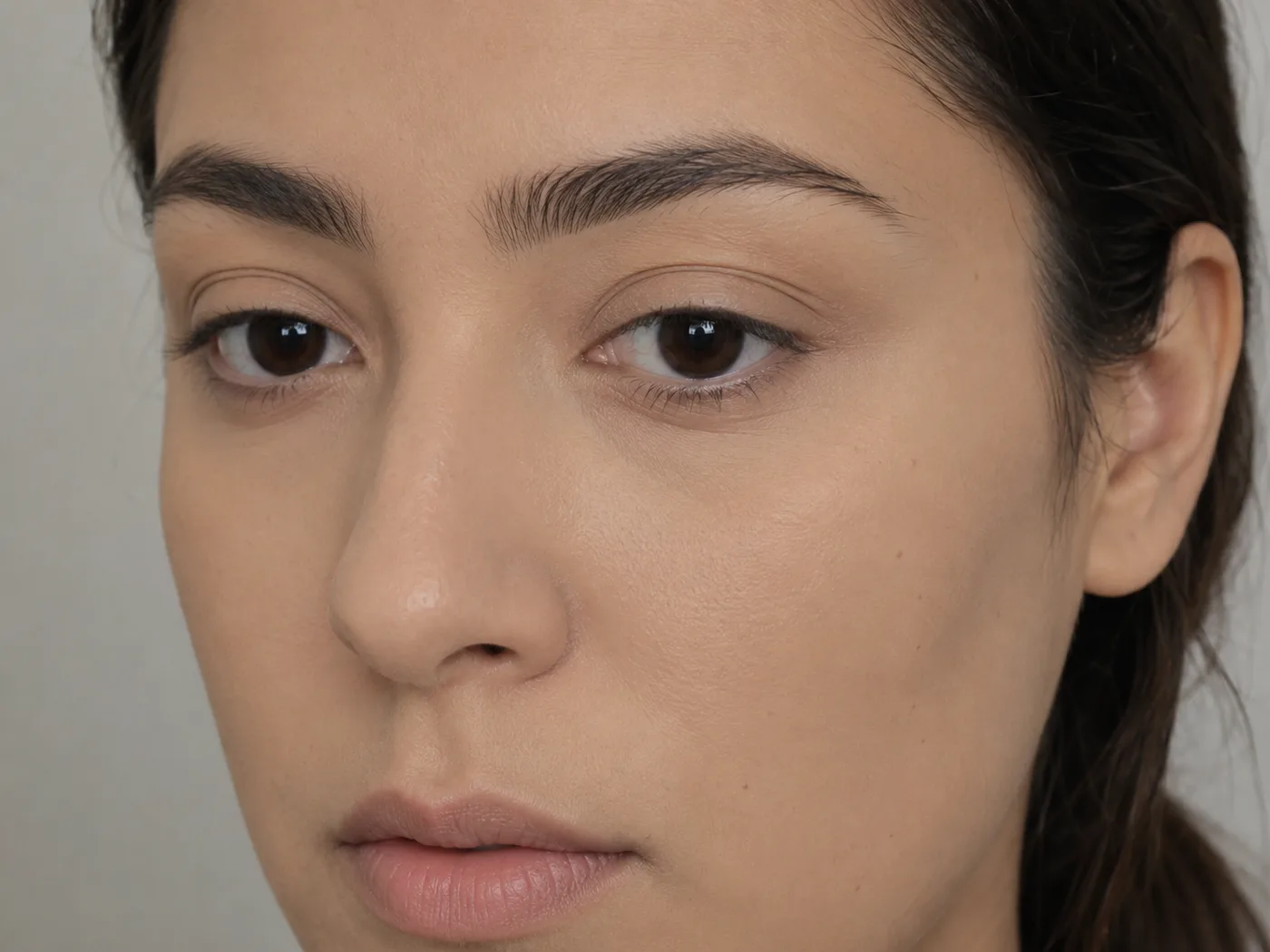 Matte Foundation Looks Flat