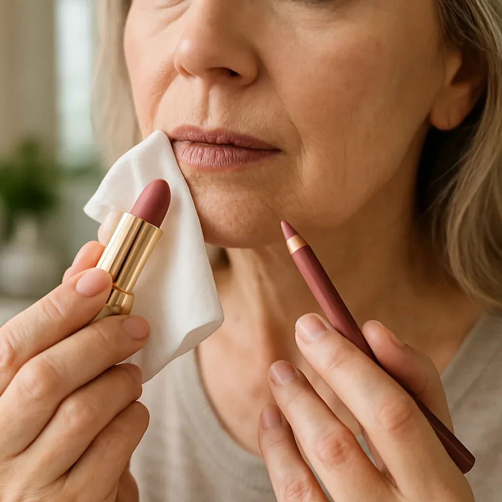 How to Fix Lipstick That Looks Dry on Mature Lips