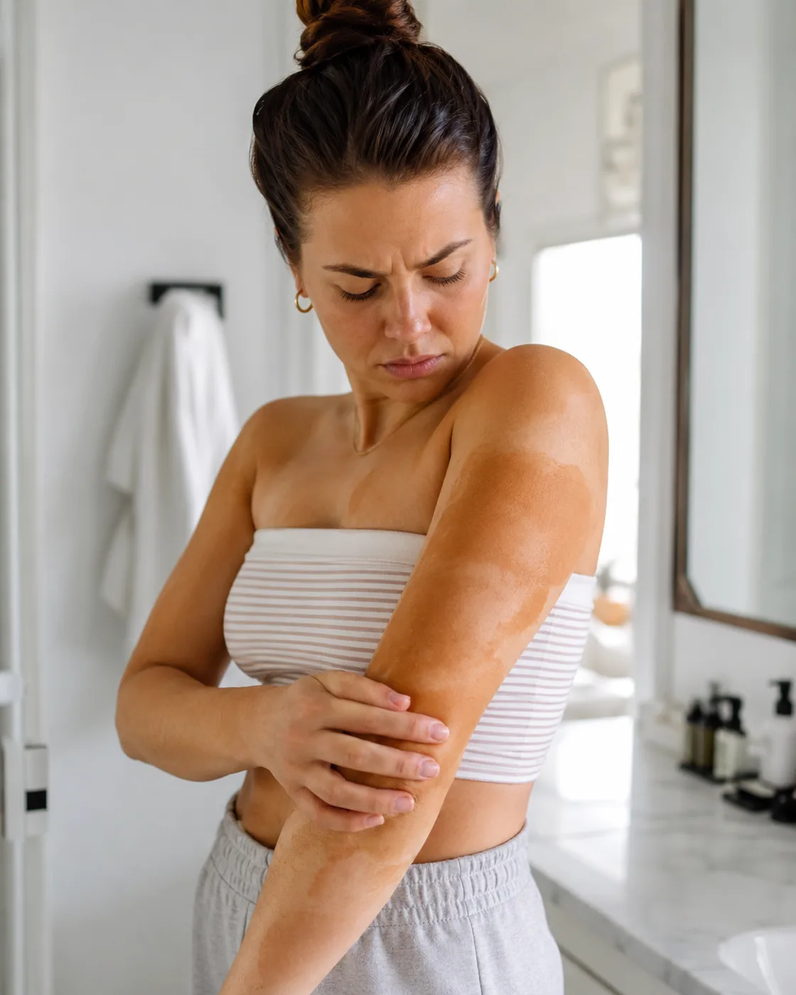 Patchy Self-Tanner
