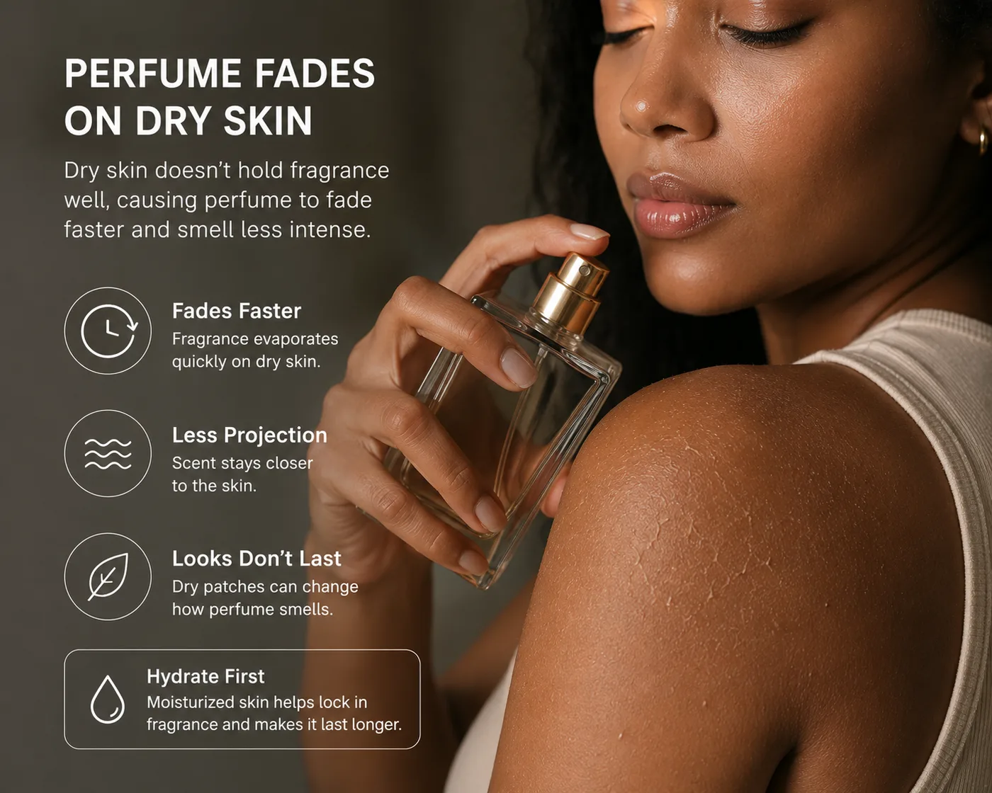 Perfume Fades on Dry Skin