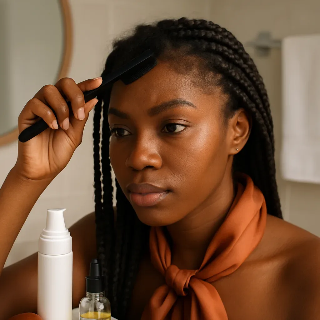 How to Fix Protective Styles That Frizz at the Roots