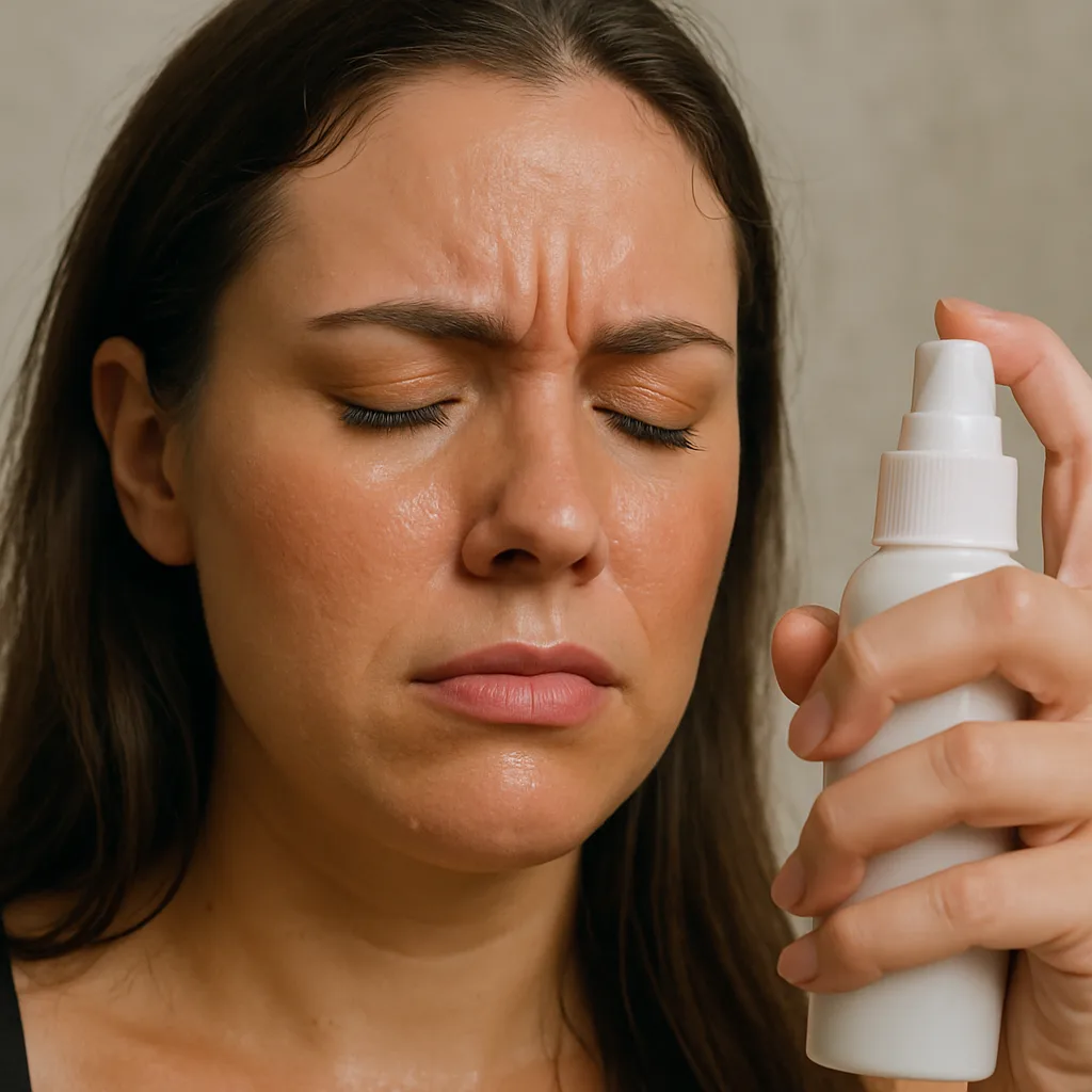 Setting Spray Makes Makeup Sticky