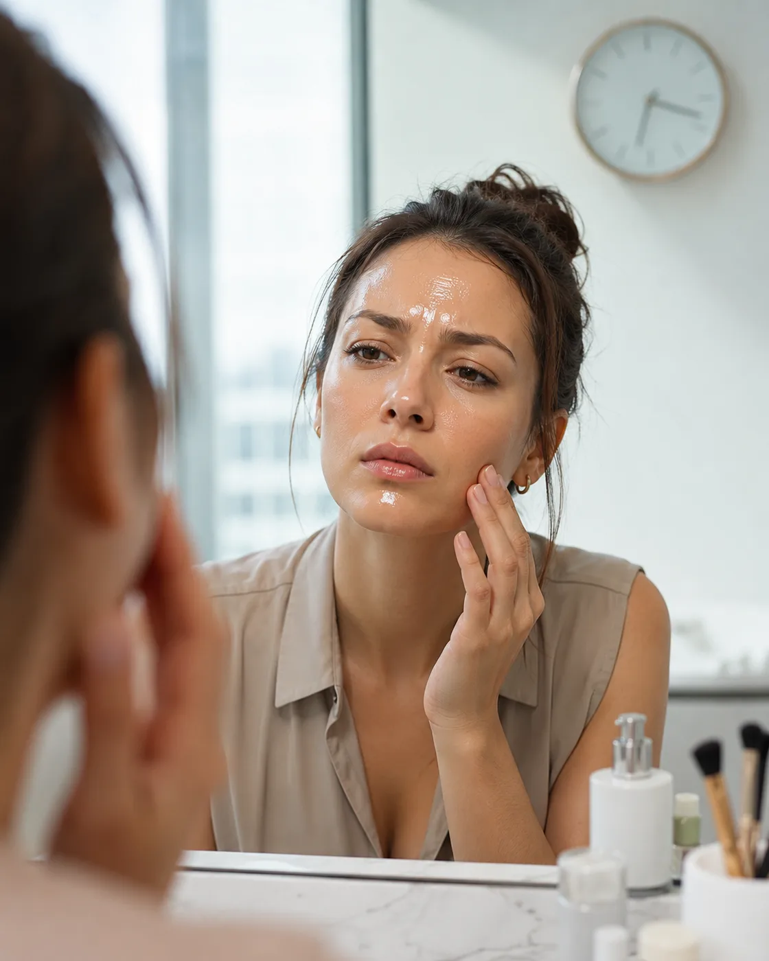 Skin Gets Oily by Midday