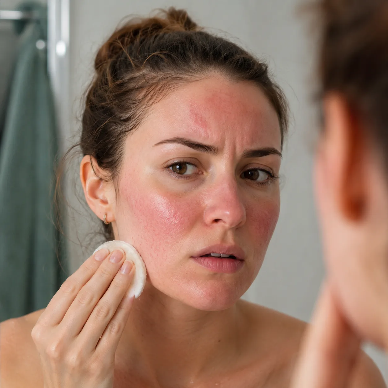 Skin Red After Exfoliating